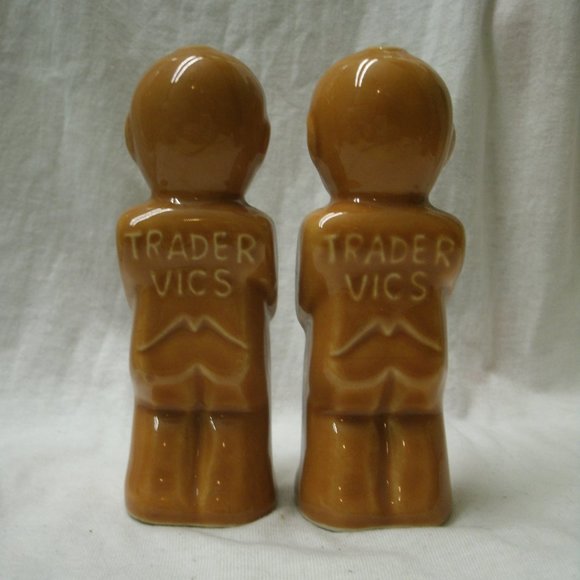 Trader Vics Tiki Figures Salt & Pepper Shakers - Picture 3 of 16
